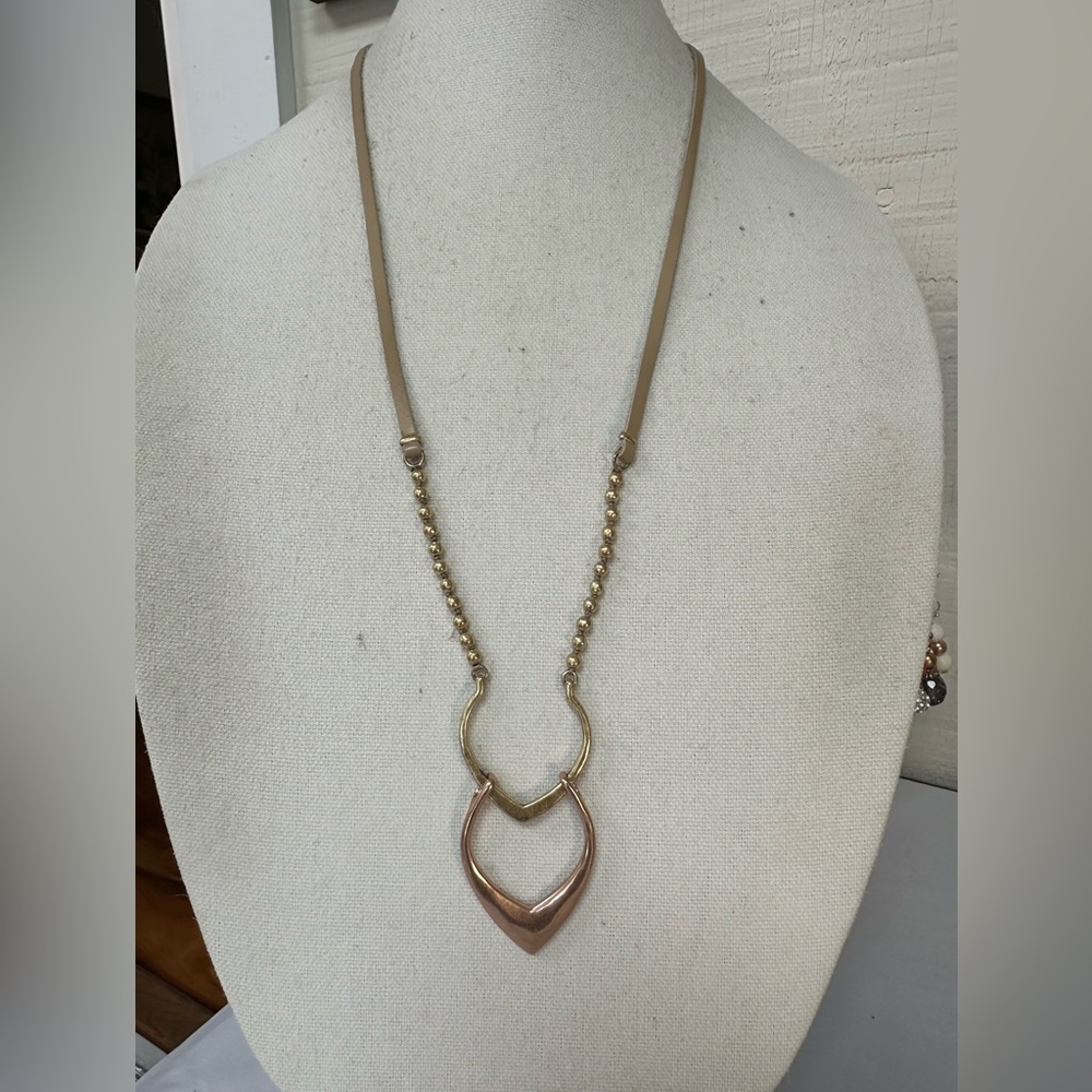 Long vintage boho Lucky Brand necklace